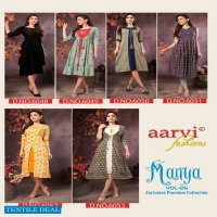 Aarvi Manya Vol-26 Wholesale Fancy Wear Long Kurtis