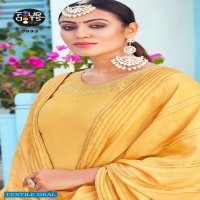 FOURDOTS MADHURA PURE MUSLIN FANCY SALWAR KAMEEZ