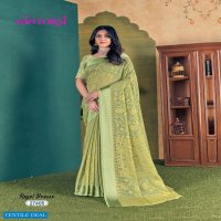 Mintorsi Royal Brasso Wholesale Brasso Satin Patta Sarees