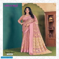 Mintorsi Royal Brasso Wholesale Brasso Satin Patta Sarees