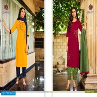 Baanvi Paridhi Vol-1 Wholesale Cotton With Work 3 Piece Suits