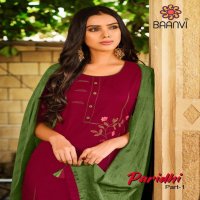 Baanvi Paridhi Vol-1 Wholesale Cotton With Work 3 Piece Suits