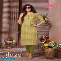 WE Glaze Wholesale Reyon Kurti With Pant Catalogs