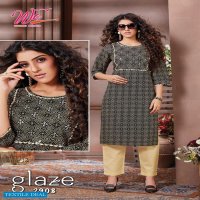 WE Glaze Wholesale Reyon Kurti With Pant Catalogs