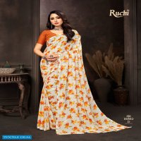 STAR CHIFFON VOL 77 BY RUCHI CHIFFON PRINTED CASUAL WEAR SAREE