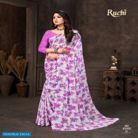 STAR CHIFFON VOL 77 BY RUCHI CHIFFON PRINTED CASUAL WEAR SAREE