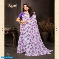 STAR CHIFFON VOL 77 BY RUCHI CHIFFON PRINTED CASUAL WEAR SAREE