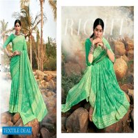 SAAVI BY 5D DESIGNER GEORGETTE FOIL PRINTED DAILY WEAR SAREE