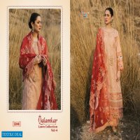 SHREE FABS QALAMKAR LAWN COLLECTION VOL 04 COTTON PAKISTANI TOP WITH BOTTOM IN SURAT