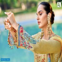 Alok Qurbat Vol-4 Wholesale Zam Cotton With Fancy Work And Daman Work Dress Material