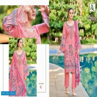 Alok Qurbat Vol-4 Wholesale Zam Cotton With Fancy Work And Daman Work Dress Material