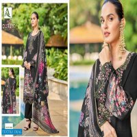 Alok Qurbat Vol-4 Wholesale Zam Cotton With Fancy Work And Daman Work Dress Material
