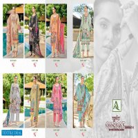 Alok Qurbat Vol-4 Wholesale Zam Cotton With Fancy Work And Daman Work Dress Material