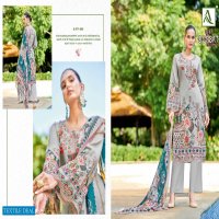 Alok Qurbat Vol-4 Wholesale Zam Cotton With Fancy Work And Daman Work Dress Material