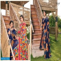 Saroj Aayushi Wholesale Georgette Saree Catalog