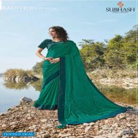 Subhash Jalpari Wholesale Pure Chinon Satin Designer Blouse Sarees
