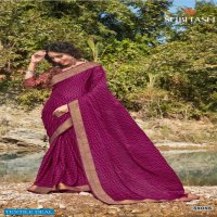 Subhash Jalpari Wholesale Pure Chinon Satin Designer Blouse Sarees