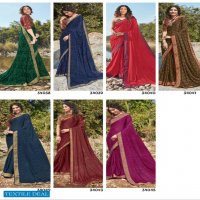 Subhash Jalpari Wholesale Pure Chinon Satin Designer Blouse Sarees