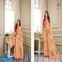 Ishika Siya Wholesale Brasso With Pastle Shades Sarees