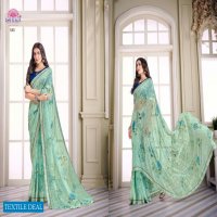 Ishika Siya Wholesale Brasso With Pastle Shades Sarees