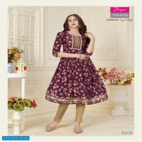 DIYA FASHION SAMORA VOL 1 NAIRA CUT KURTI STREACHABLE PANT SET
