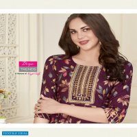 DIYA FASHION SAMORA VOL 1 NAIRA CUT KURTI STREACHABLE PANT SET