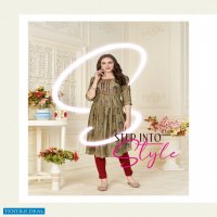 DIYA FASHION SAMORA VOL 1 NAIRA CUT KURTI STREACHABLE PANT SET