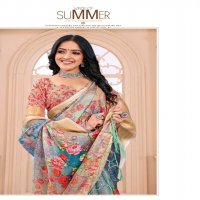 VINAMRA CORPORATION JAQARD DIGITAL VOL 3 COTTON SAREES COLLECTION