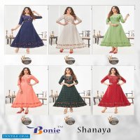 Bonie Shanaya Wholesale Designer Anarkali Kurtis Catalogs