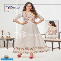 Bonie Shanaya Wholesale Designer Anarkali Kurtis Catalogs