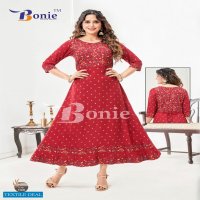 Bonie Shanaya Wholesale Designer Anarkali Kurtis Catalogs