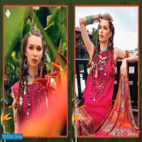 TANISHK M PRINTS MARIA B CAMBRIC EMBROIDERY PATCH WORK PAKISTANI DRESSES