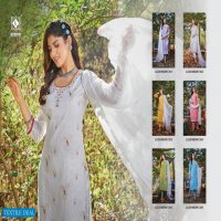 KIANA LUCKNOWI VOL 3 PURE COTTON TOP WITH BOTTOM AND DUPATTA SET