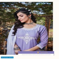 KIANA LUCKNOWI VOL 3 PURE COTTON TOP WITH BOTTOM AND DUPATTA SET