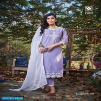 KIANA LUCKNOWI VOL 3 PURE COTTON TOP WITH BOTTOM AND DUPATTA SET