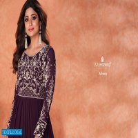 AASHIRWAD PRESENT KHAAS GEORGETTE FREE SIZE STITCH LONG PARTY WEAR WEDDING DRESSES