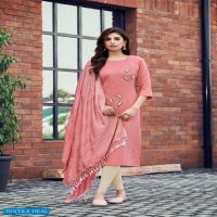 Parra Chunnri Vol-8 Wholesale Khatli Work Kurti With Dupatta