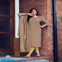 Parra Chunnri Vol-8 Wholesale Khatli Work Kurti With Dupatta