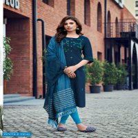 Parra Chunnri Vol-8 Wholesale Khatli Work Kurti With Dupatta