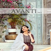 Aradhna Avanti Vol-1 Wholesale Readymade Kurti Pant And Dupatta