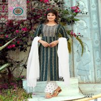Aradhna Avanti Vol-1 Wholesale Readymade Kurti Pant And Dupatta