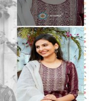 Aradhna Avanti Vol-1 Wholesale Readymade Kurti Pant And Dupatta