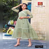 Valas Cherry Vol-5 Wholesale Anarkali Long Kurtis