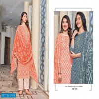 Radha Rumy Vol-4 Wholesale Cotton Print With Neck Patti Dress Material