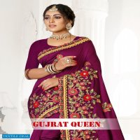 Ronisha Gujrat Queen Wholesale Embroidered Sarees
