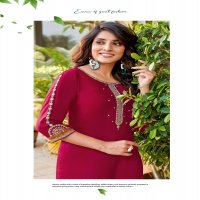 Wooglee Sakshi Vol-3 Wholesale 14 Kg Reyon Long Kurti Catalogs