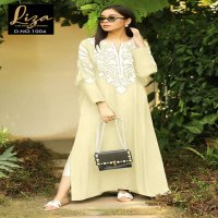 LIZA 1004 GEORGETTE LONG PAKISTANI KURTI WITH PANT COLLECTION