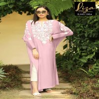 LIZA 1004 GEORGETTE LONG PAKISTANI KURTI WITH PANT COLLECTION