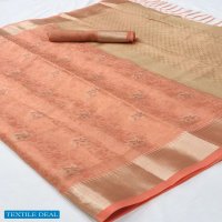 RAJTEX KYRAA ORGANZA HANDLOOM WEAVING ORGANZA SARIS WHOLESALE SUPPLIER IN SURAT
