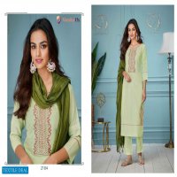 VAMIKA NX MANSOON COTTON READYMADE TOP WITH PANT AND DUPATTA SET